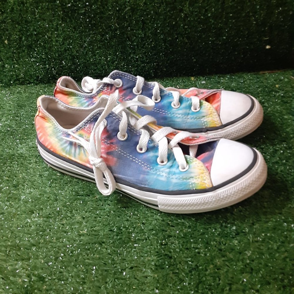 Tie Dye Kids Converse All Star low Size 3